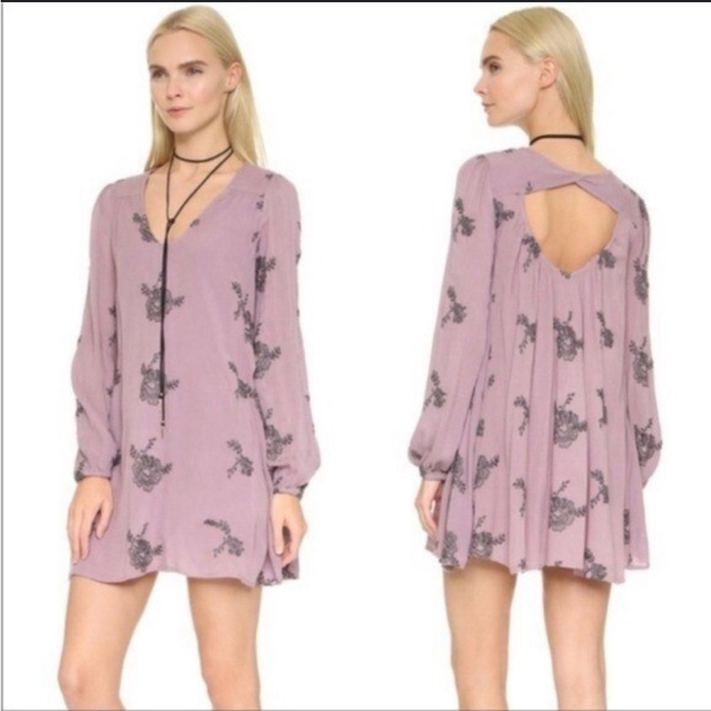Free People / Austin Embroidered Mini Dress / M